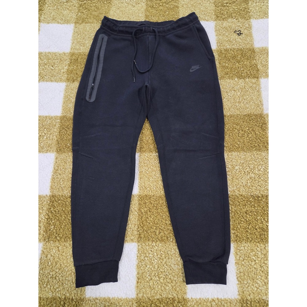 Nike Tech Fleece Joggers Mens Large Black Slim Fit Sweatpants 805162-010